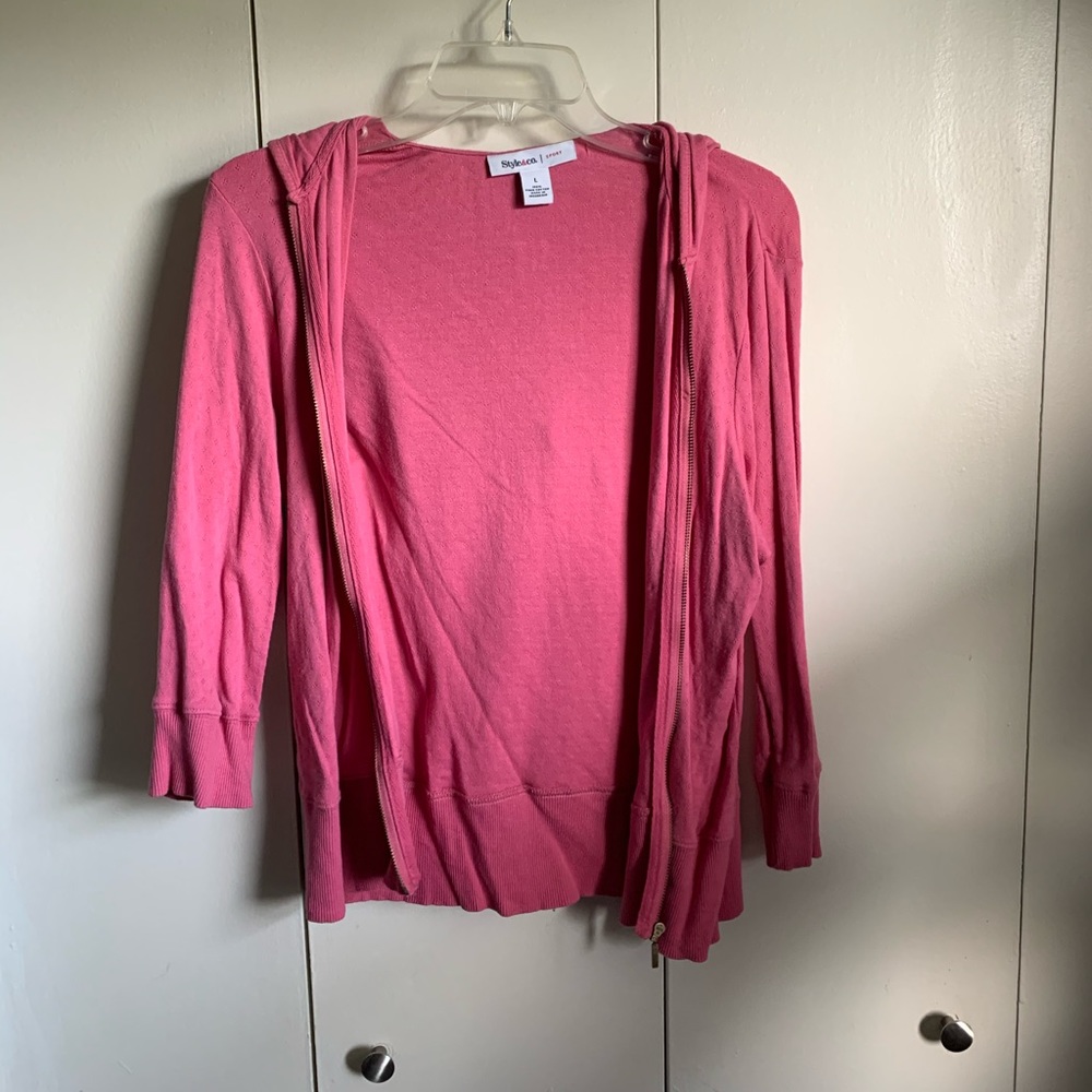 Pink Zip Up Jacket